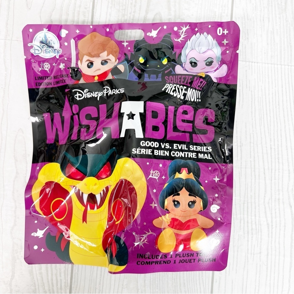 Disney Parks NEW Limited Release Wishables Good vs. Evil Plush Blind Pack